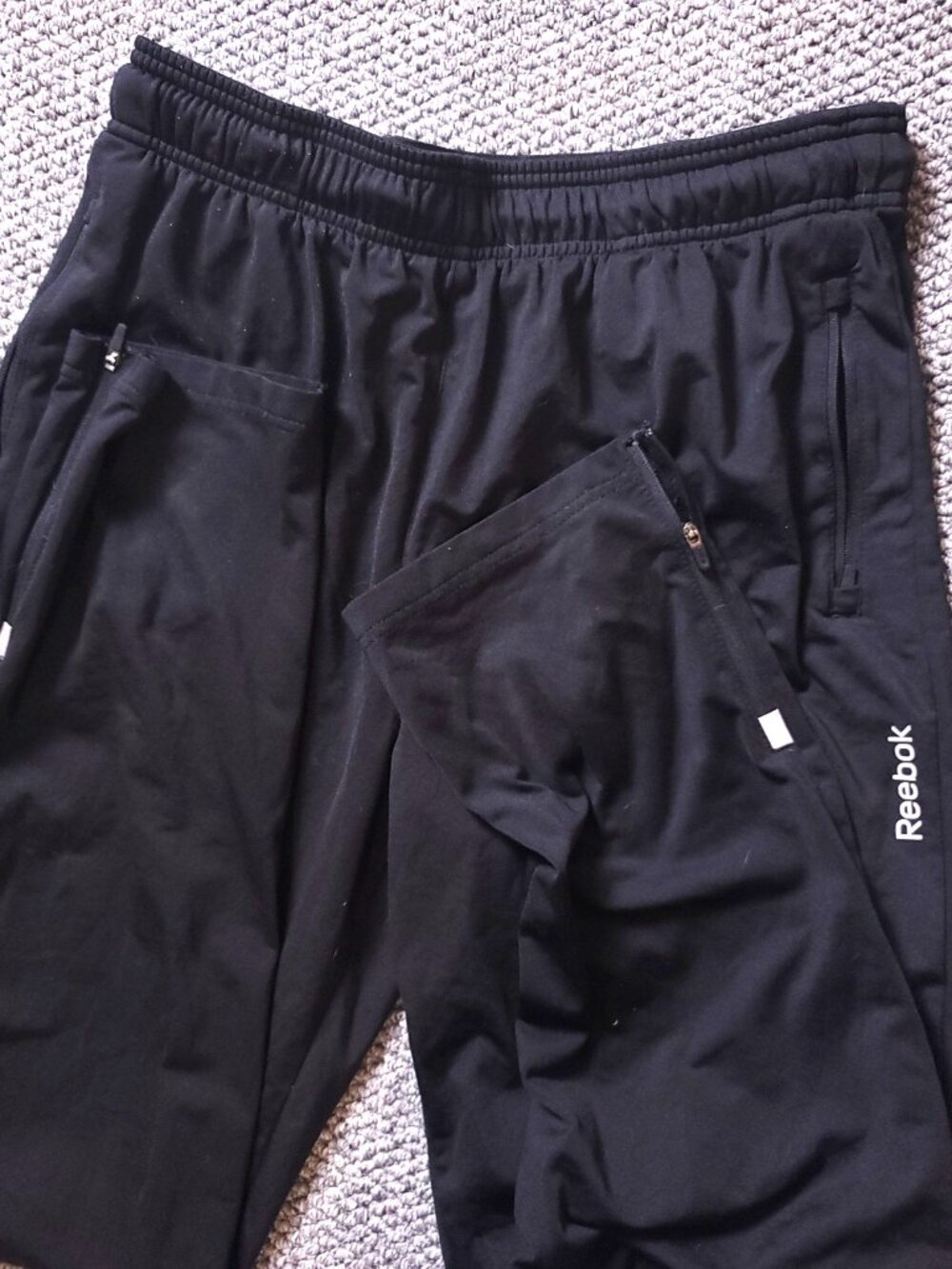 Reebok Sweatpants Mens 29 / 30 x31 M Medium Black Pants Activewear Training